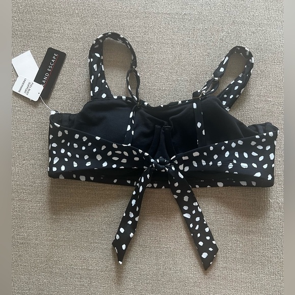 Island Escape Women's Printed Underwire Bikini Swim Top Size 10 - Picture 5 of 5